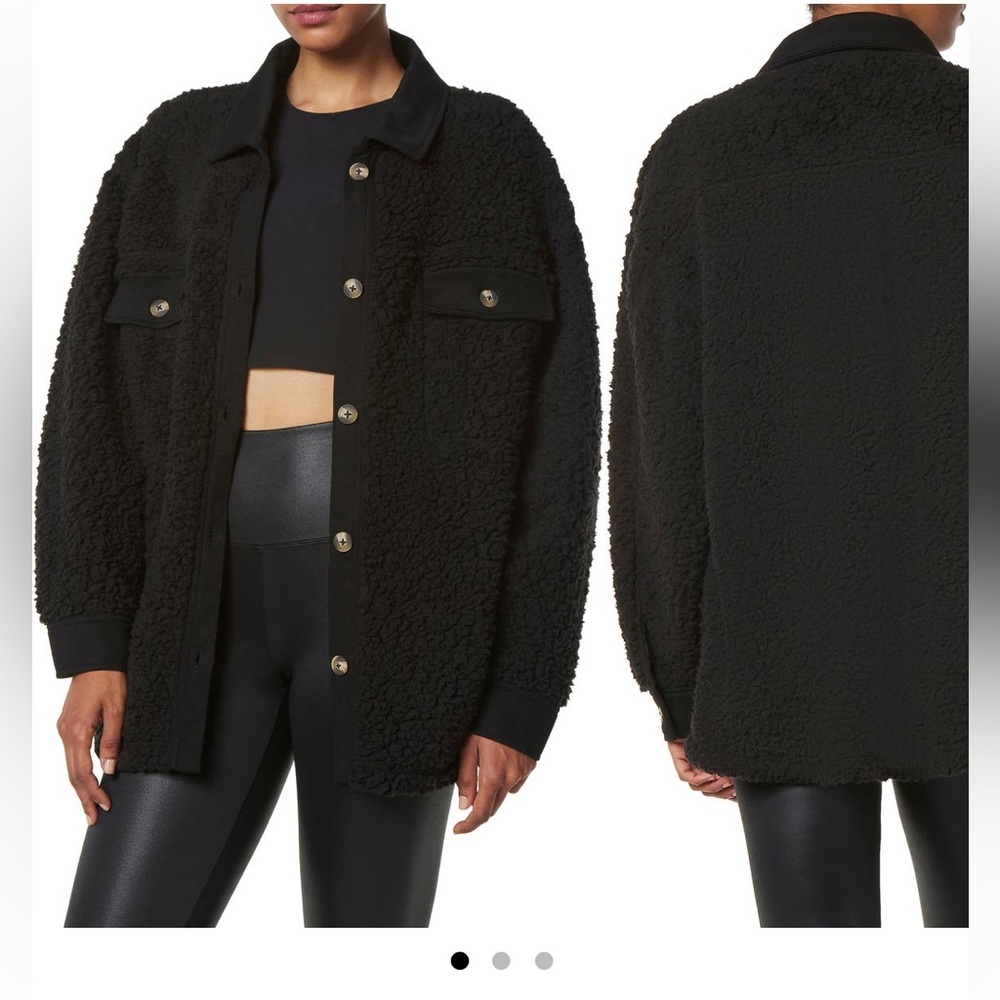 Marc New York Performance Teddy Fleece Jacket. Fit is oversized.